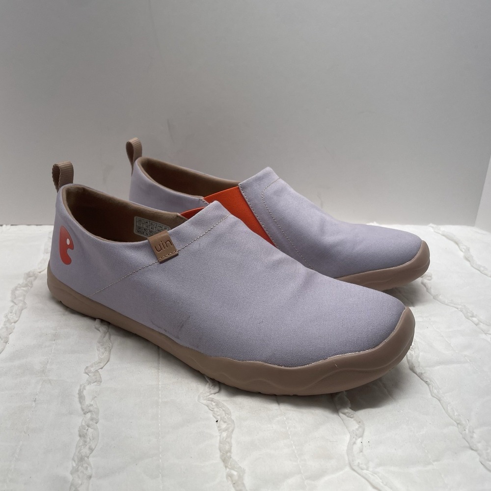 UIN Toledo Slip On Shoes Mens Comfort Lightweight Walking‎ Travel Size 11 Gray